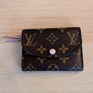 Louis Vuitton Monogram Rosalie Coin Purse Rose Ballerine